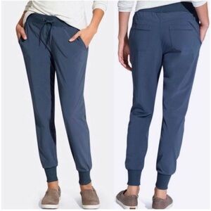 Athleta City Jogger Drawstring Waist Pant In Blue Size 2‎